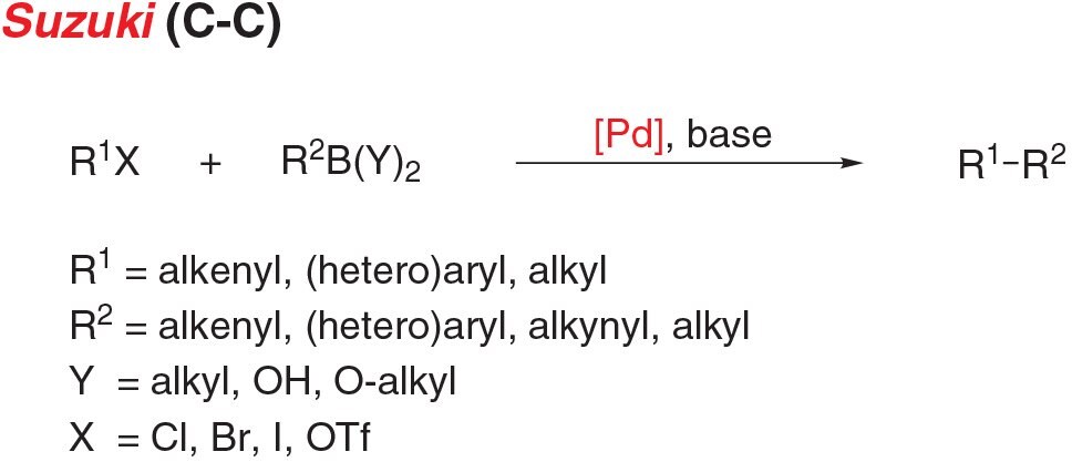 Stille cross-coupling reaction scheme for C-C bond formation.