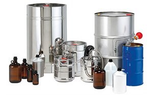 Bench to bulk chemicals in custom packaging sizes and volumes.