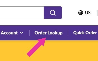 Order Lookup Link