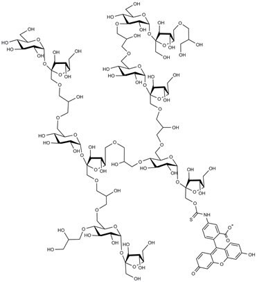 FITC-Polysucrose Structure