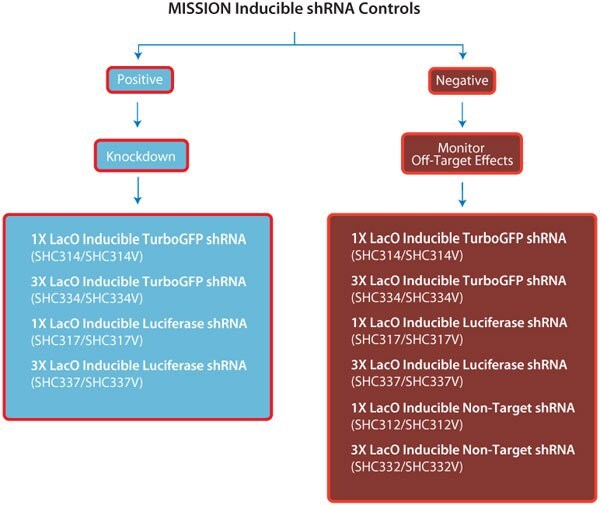 Inducible shRNA Controls