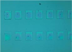 Oxygen plasma treated PDMS surface: 1st imprint