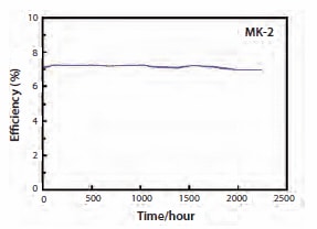 Long-term stability of a DSSC