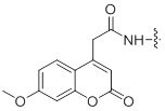 7-methoxycoumarin acetic acid (Mca)