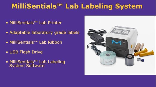 MilliSentials Lab Labeling System