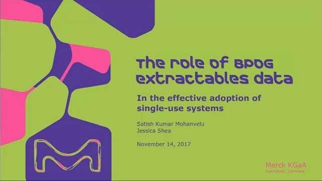 Webinar: The Role of BPOG Extractables Data in the Effective Adoption of Single-use Systems