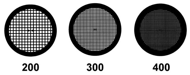 Grids for transmission electron microscopy grid size 150&#160;mesh × 165&#160;&#956;m pitch, copper