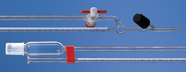 BRAND&#174; BLAUBRAND&#174; micro burette, bang pattern, straight stopcock volume 10&#160;mL, accuracy: ±0.020&#160;mL, borosilicate glass 3.3 (Schellbach PTFE spindle grad. in blue, stand incl. DIN EN ISO 385)