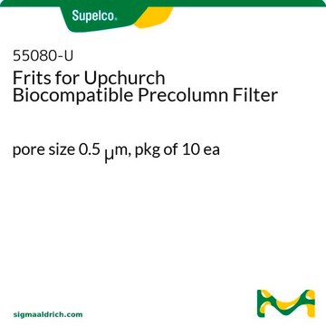 Frits for Upchurch Biocompatible Precolumn Filter pore size 0.5&#160;&#956;m, pkg of 10&#160;ea