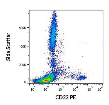 Monoclonal Anti-CD22 PE produced in mouse