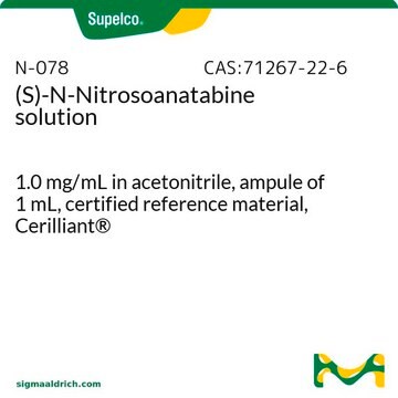 (S)-N-Nitrosoanatabine solution 1.0&#160;mg/mL in acetonitrile, ampule of 1&#160;mL, certified reference material, Cerilliant&#174;