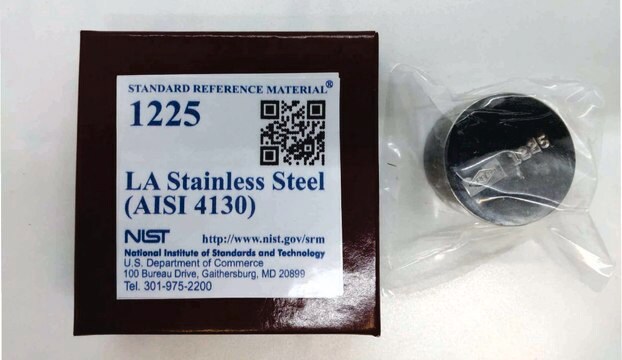 Low alloy steel NIST&#174; SRM&#174; 1225, (AISI 4130)