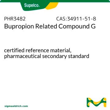 Bupropion Related Compound G certified reference material, pharmaceutical secondary standard