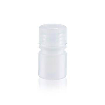 Wheaton&#174; Leak Resistant Bottle capacity 8&#160;mL, high-density polyethylene bottle, natural bottle, narrow-mouth bottle, bottle diam. × H 25&#160;mm × 43&#160;mm, 20-410