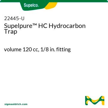 Supelpure HC Hydrocarbon Trap volume 120&#160;cc, 1/8 in. fitting