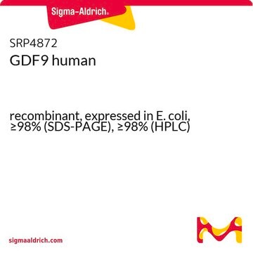 GDF9 human recombinant, expressed in E. coli, &#8805;98% (SDS-PAGE), &#8805;98% (HPLC)