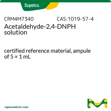 Acetaldehyde-2,4-DNPH solution certified reference material, ampule of 5 × 1&#160;mL