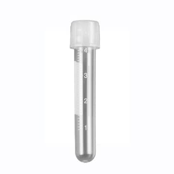 MTC&#8482; Bio DuoClick&#8482; Two Position Screw-cap Culture Tube capacity 5&#160;mL, polypropylene, sterile, pack of 500&#160;ea (20 x bags 25EA)