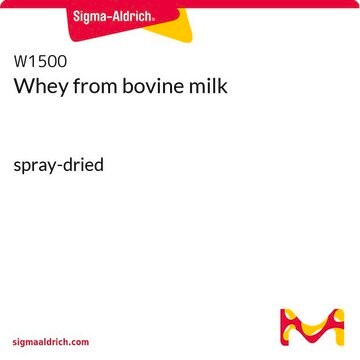 Whey from bovine milk spray-dried