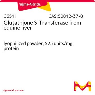 Glutathione S-Transferase from equine liver lyophilized powder, &#8805;25&#160;units/mg protein