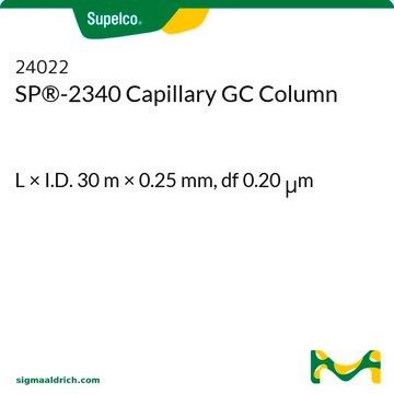 SP&#174;-2340 Capillary GC Column L × I.D. 30&#160;m × 0.25&#160;mm, df 0.20&#160;&#956;m