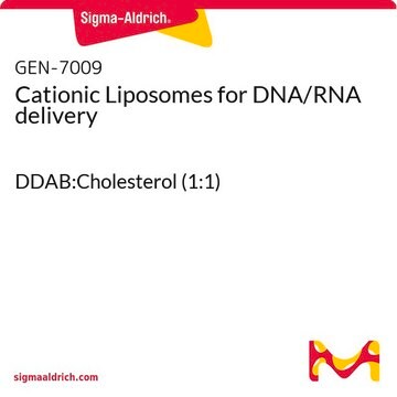 Cationic Liposomes for DNA/RNA delivery DDAB:Cholesterol (1:1)