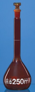 BRAND&#174; volumetric flask BLAUBRAND&#174; USP capacity 1000&#160;mL, joint: 24/29, polypropylene stopper