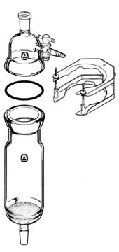 Aldrich&#174; large capacity fritted filter funnel capacity 1&#160;L, joint: ST/NS 24/40