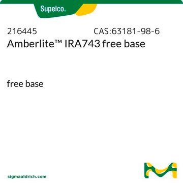 Amberlite&#8482; IRA743 free base free base