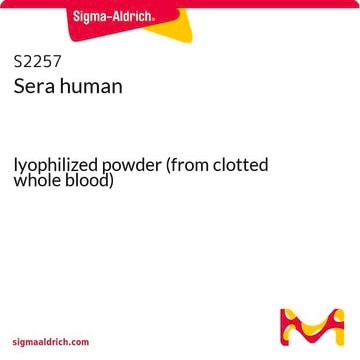 Sera human lyophilized powder (from clotted whole blood)