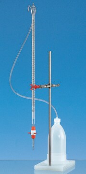 BRAND&#174; compact automatic SILBERBRAND burette, without support/clamp volume 10&#160;mL, with LDPE bottle and PVC filling tube