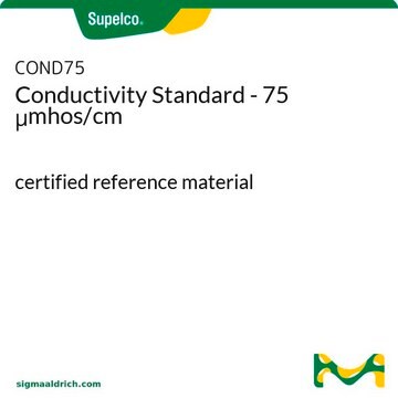 Conductivity Standard - 75 &#956;mhos/cm certified reference material