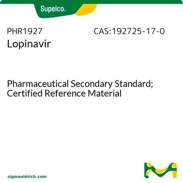 Lopinavir Pharmaceutical Secondary Standard; Certified Reference Material