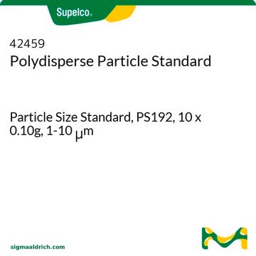 Polydisperse Particle Standard Particle Size Standard, PS192, 10 x 0.10g, 1-10&#160;&#956;m