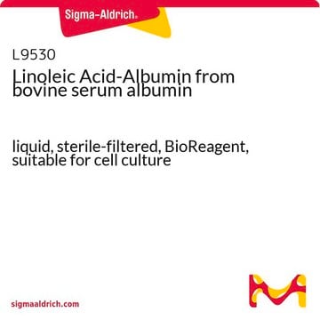 Linoleic Acid-Albumin from bovine serum albumin liquid, sterile-filtered, BioReagent, suitable for cell culture