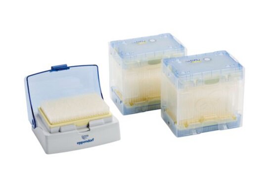 Eppendorf&#174; epT.I.P.S.&#174; G Reload 384 Eppendorf Quality&#8482;, tip capacity × L 5-100&#160;&#956;L × 52.8&#160;mm, light yellow tip, case of 3,840&#160;ea (10 trays x 384 tips)