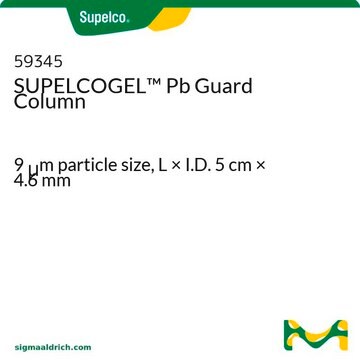 SUPELCOGEL&#8482; Pb Guard Column 9&#160;&#956;m particle size, L × I.D. 5&#160;cm × 4.6&#160;mm