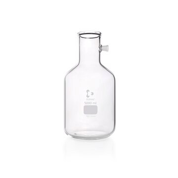 Duran&#174; Filtering Flasks And Bottles With Side-Arm Socket BOTTLE SHAPE FOR VACUUM USE