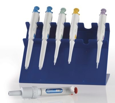 Pipette Stand acrylonitrile-butadiene-styrene (ABS), to hold, 6&#160;pipette(s), blue