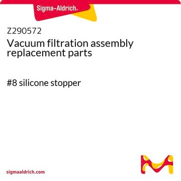 Vacuum filtration assembly replacement parts #8 silicone stopper