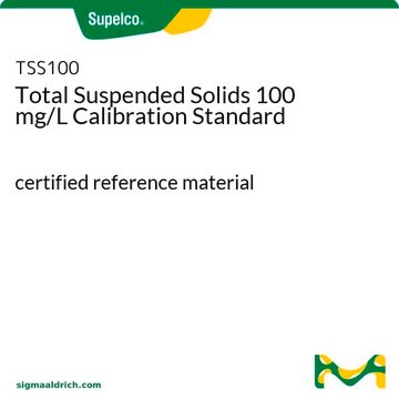 Total Suspended Solids 100 mg/L Calibration Standard certified reference material