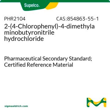 2-(4-Chlorophenyl)-4-dimethylaminobutyronitrile hydrochloride Pharmaceutical Secondary Standard; Certified Reference Material