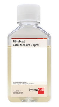 Fibroblast Growth Medium 3 Basal Medium, phenol red-free, 500 ml