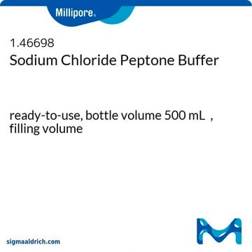 Sodium Chloride Peptone Buffer ready-to-use, bottle volume 500&#160;mL , filling volume