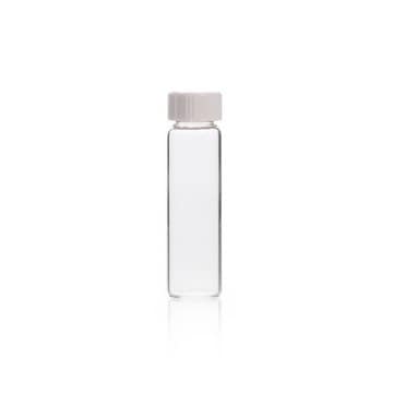 Kimble&#174; 33 Expansion Borosilicate Glass Vial With Attached White Urea Cap And Ptfe-Faced White Rubber Liner