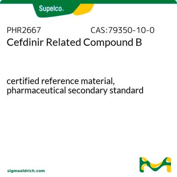 Cefdinir Related Compound B certified reference material, pharmaceutical secondary standard