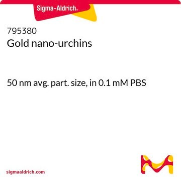 Gold nano-urchins 50&#160;nm avg. part. size, in 0.1 mM PBS