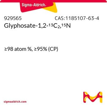 Glyphosate-1,2-13C2,15N &#8805;98 atom %, &#8805;95% (CP)