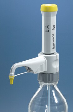 BRAND&#174; Dispensette&#174; S Organic, Fixed-volume bottle-top dispenser volume 5&#160;mL, without recirculation valve