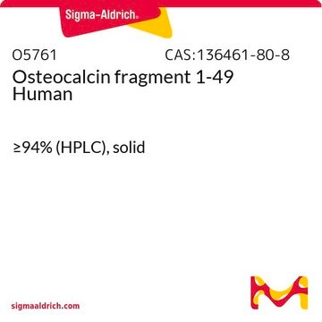 Osteocalcin fragment 1-49 Human &#8805;94% (HPLC), solid